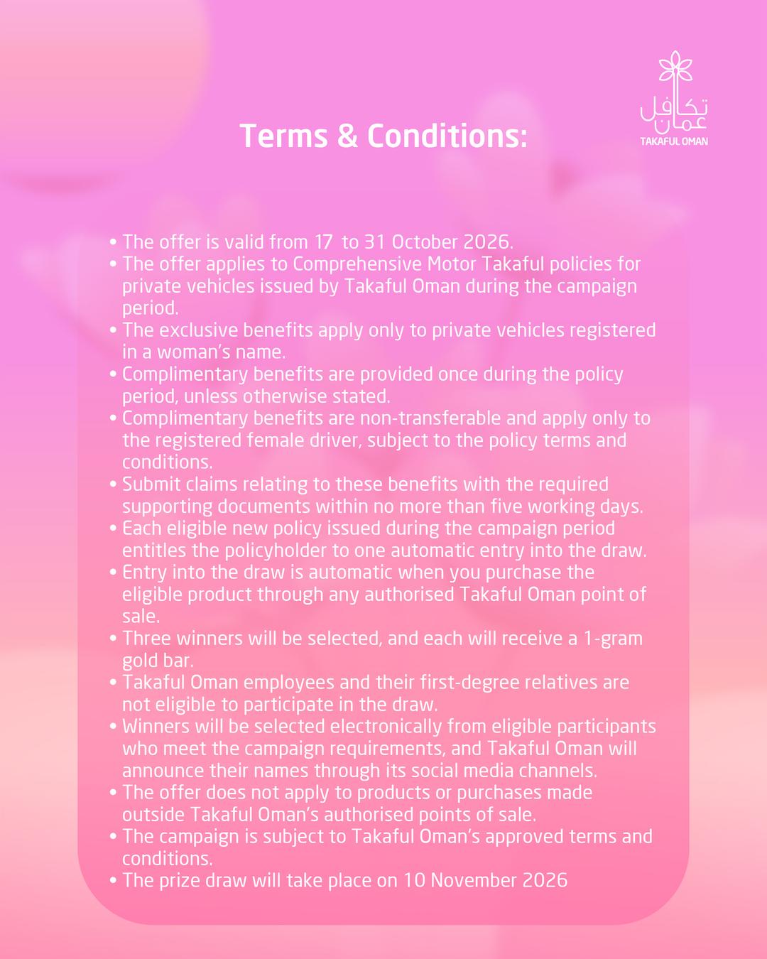 Terms and Condition
